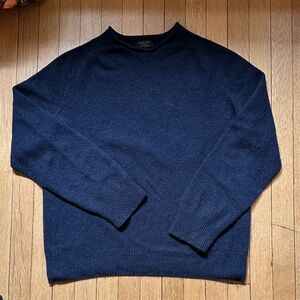 rag & bone 100% cashmere roll neck sweater - size L